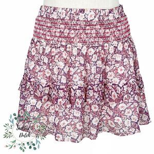 Anthropologie Rebecca Minkoff Floral Canyon Mini Skirt